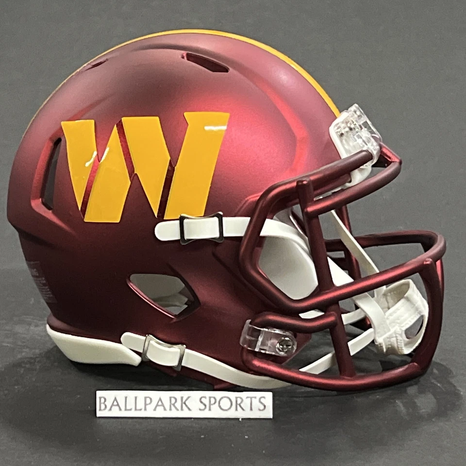 Mini casco de velocidad de los Washington Commanders Riddell con licencia NFL ¡Nuevo! Foto 2 de 4