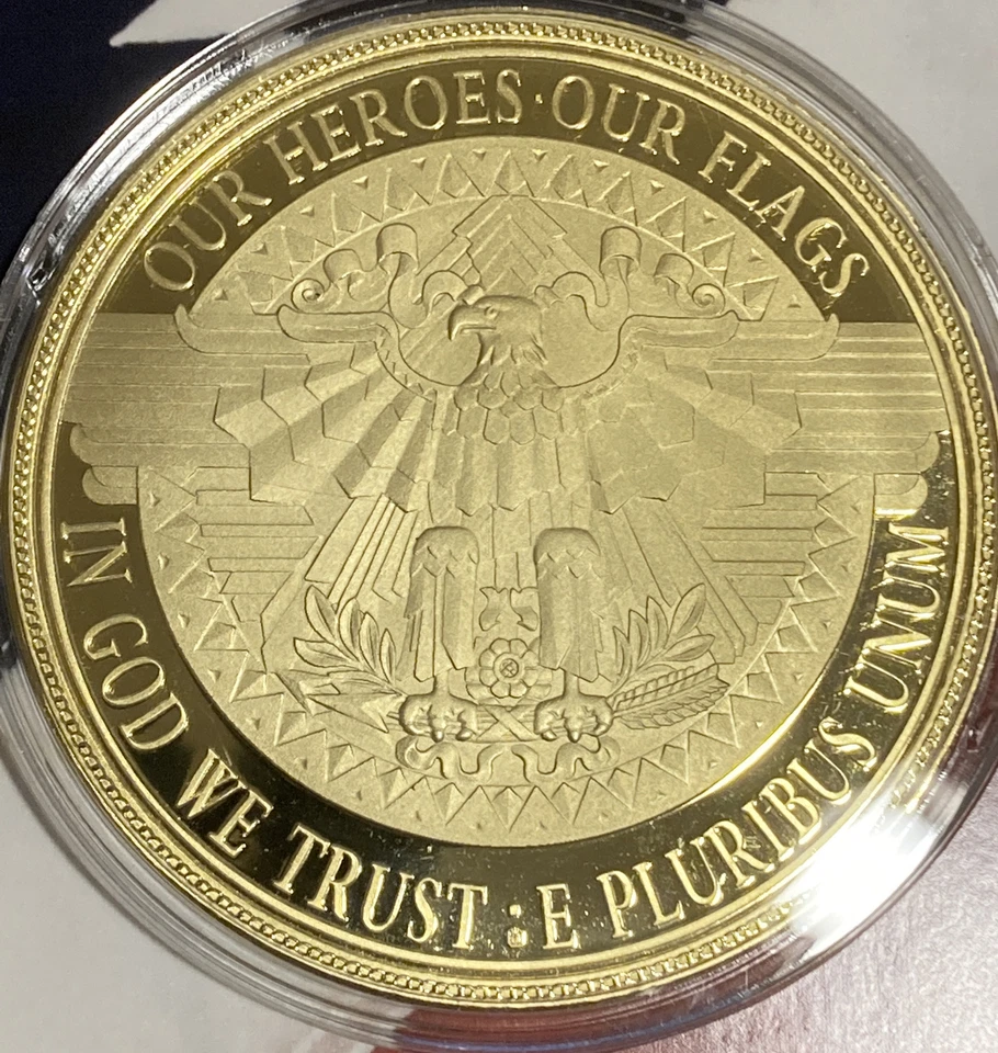 ABRAHAM LINCOLN COLOSSAL COMMEMORATIVE COIN PROOF RETAIL $139.95 - Image 2 of 4