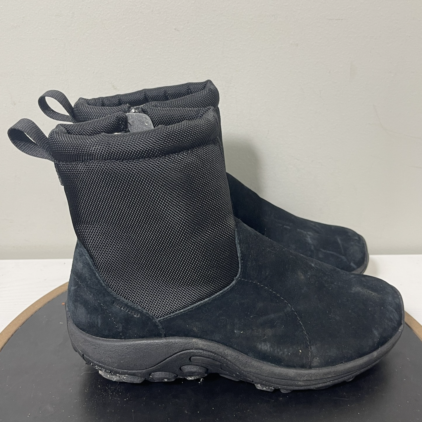 SALOMON Stivali Merrell uomo taglia 8 impermeabili isolati invernali Vibram zip alla caviglia J003437