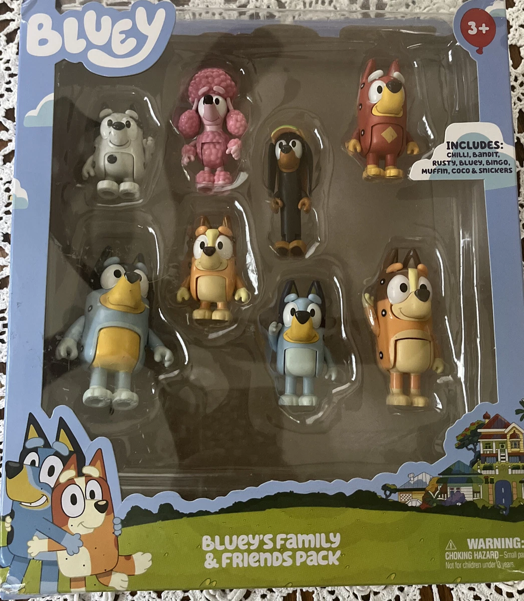 BLUEY - 8 FIGURINES