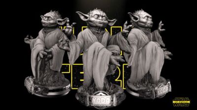 YODA Jedi Master Bust Star Wars Resin Model Kit