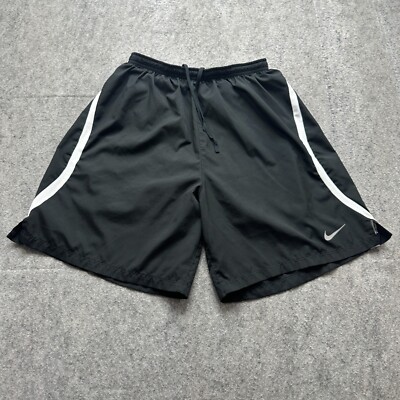 Nike Challenger Running Shorts Men L Black White 7