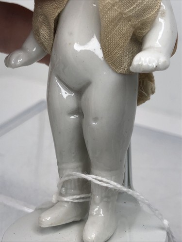 4.25” Antique German All Bisque Doll Frozen Charlotte Molded Shoes Socks #X - Picture 19 of 21