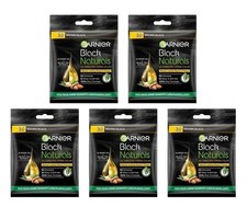 5X Garnier Black Naturals Crema Enriquecida con Aceite Color de Cabello Marrón Negro, 20ml+20g