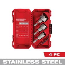 Carbide Hole Cutter Kit (4-Piece)