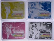2025 Leaf Vivid Baseball Pedro Martinez Thermodynamics Printing Plate 1/1 Set