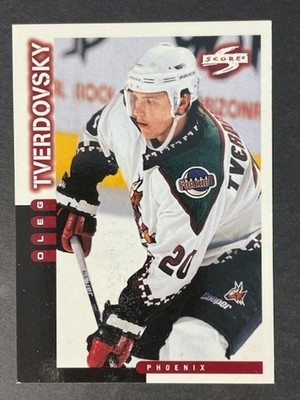 1997 Score Pinnacle OLEG TVERDOVSKY # 195 - MT