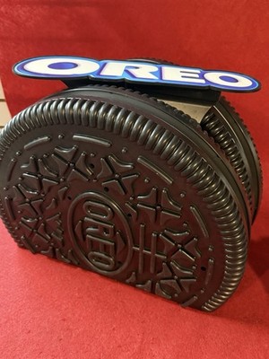 Rare Oreo Cookie 3D Display Sign Plastic Executive Advertising Man