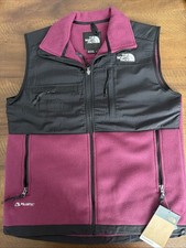 The North Face Men  s Denali Vest Boysenberry/Black Size S