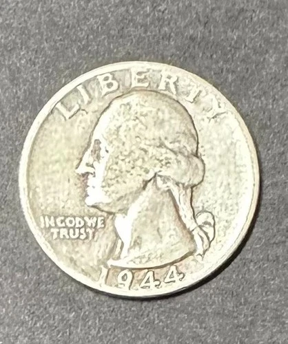 1944 Washington Quarter 90% Silver- 0.189 Ounces of Silver
