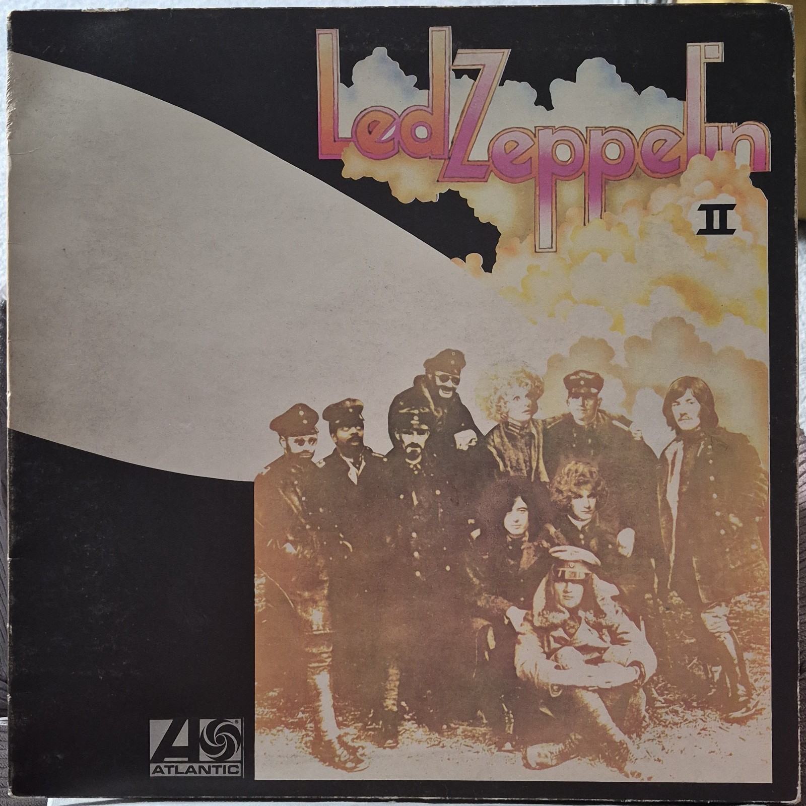 LED Zeppelin II 12" Vinyl LP 1973 Atlantic UK Reissue Baldwin Small v EX/G+