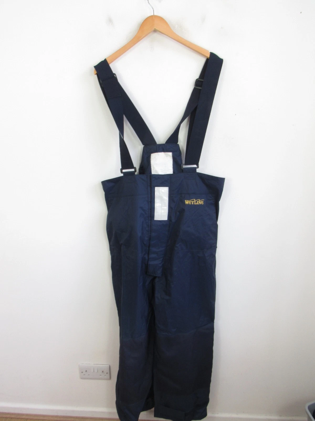 Wetline Coastal Trousers Bib Mens Sailing Outdoor Marine Fishing Blue Size S