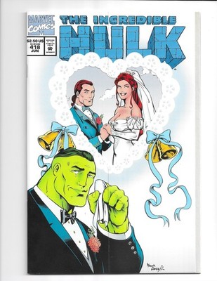 The Incredible Hulk #418 Direct Edition-Wedding Invitation Cover (Marvel Comics