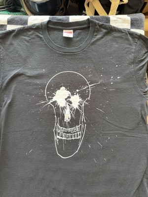 Supreme Ralph Steadman Black Skull T-Shirt (Size Medium)