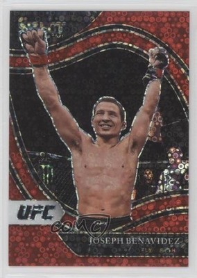 2021 Panini Select UFC Octagonside Red Disco Prizm 190/199 Joseph Benavidez 0x5e