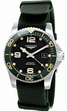 Longines HydroConquest Automatic 41 Black Dial Green Mens Watch L3.781.4.05.2