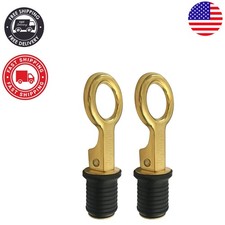 Easy-Use Brass Drain Plug with Snap Handle - Perfect for 1" Drain Openings