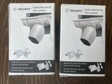 2X WASSERSTEIN Gutter Mount For Arlo Cameras - Open Box! FREE SHIPPING
