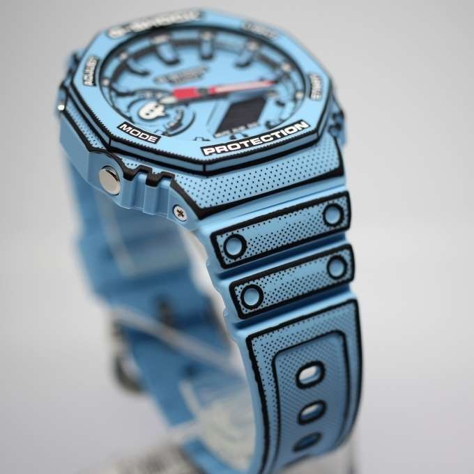 CASIO G-SHOCK GA-2100MNG-2AJR Manga Theme Analog Digital Watch