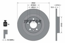 Disque de frein Volvo 262