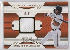 2024 National Treasures Game Gear Swatches 25/99 Enrique Bradfield Jr 1q9u