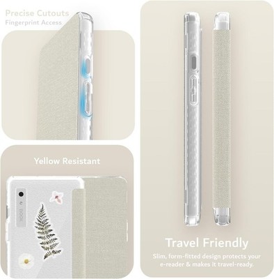 Onyx Boox Palma 2 Case Clear Beige Slim Shockproof Auto Sleep/Wake