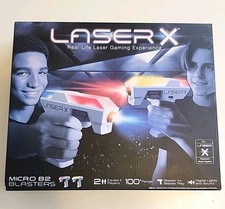 New/Open Box Laser X Micro B2 Blasters Real-Life Laser Gaming Experience NSI