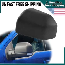 Driver Left Side Rearview Top Mirror Cover Cap For Ford F-150 F150 2015-2020
