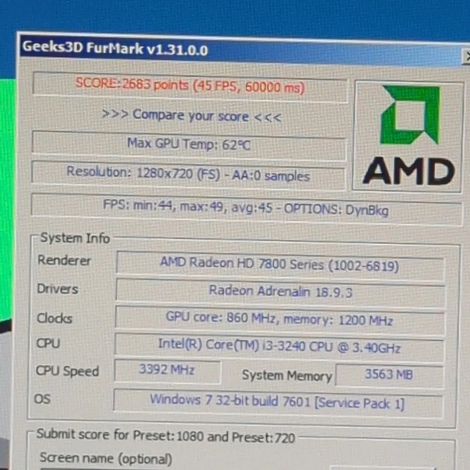 Sapphire AMD Radeon HD 7850 1GB GDDR5 Graphics Card PCIe DVI HDMI DisplayPort - Image 3 of 4