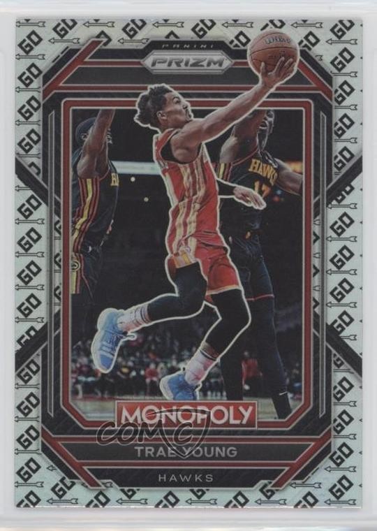 2022-23 Panini Prizm Monopoly GO Space Prizm Trae Young #1 11s9