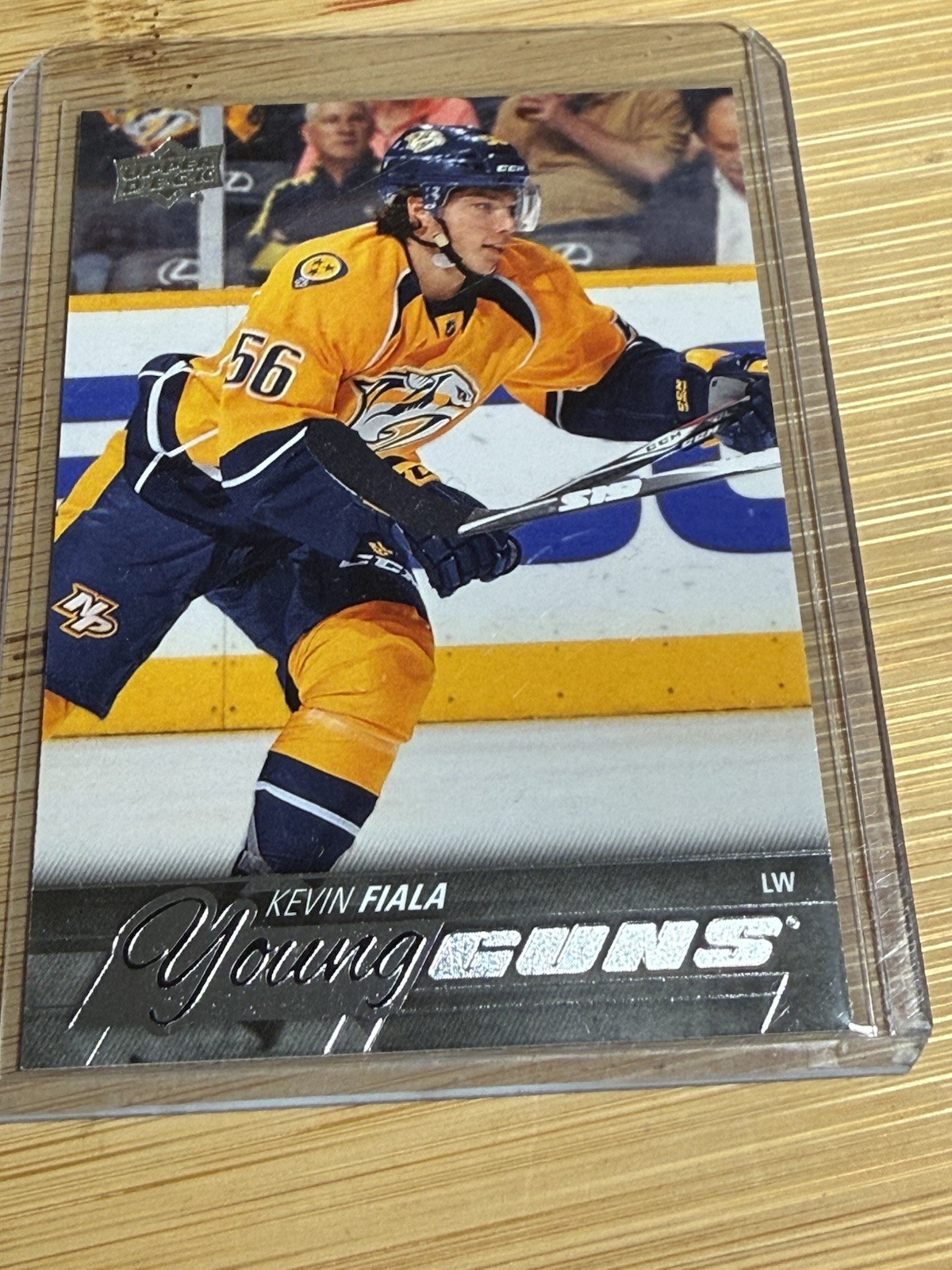 2015-16 Upper Deck #208 Kevin Fiala RC Young Guns Nashville Predators LA Kings