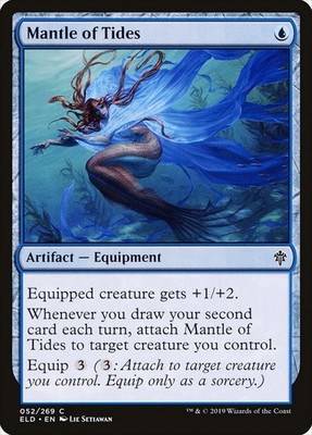 Mantle of Tides Foil (052) Throne of Eldraine ELD MTG Magic