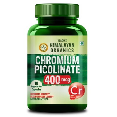 Vlado�s Himalayan Organics Chromium Picolinate 400mcg - 10 Veg Capsule