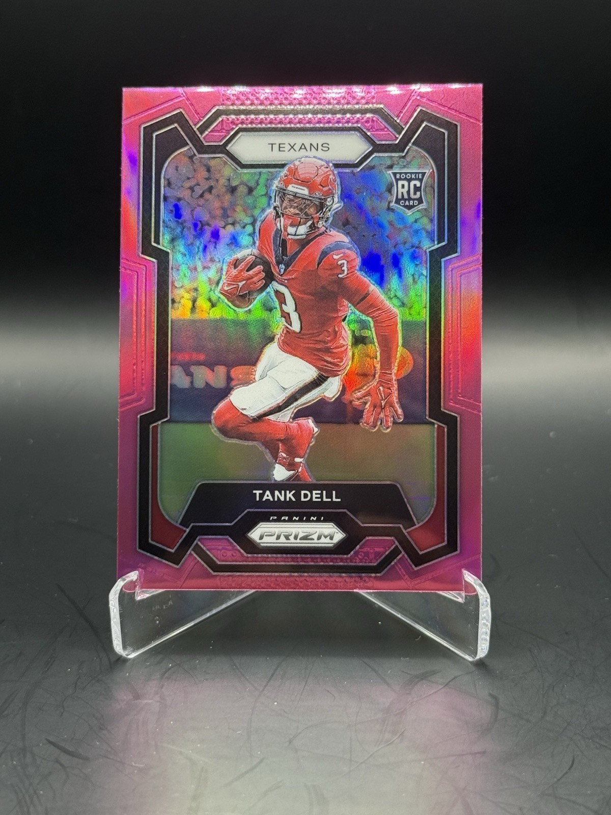 2023 Panini Prizm - Rookies Tank Dell #341 Pink Prizm (RC)