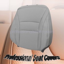 For 2013-2017 Honda Accord Driver Side Top Perforated Leather Seat Cover Gray