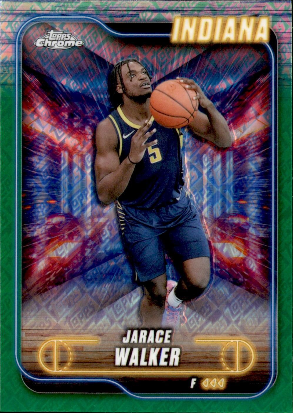 2024-25 Topps Chrome #80 Jarace Walker Topps Green Refractor