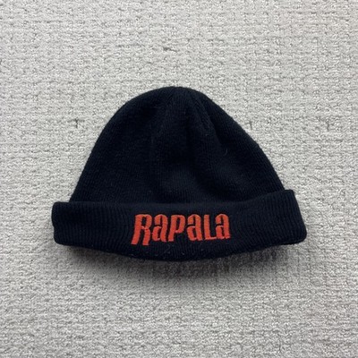 VTG Rapala Fishing Lures Beanie Cap Fleece Thinsulate Black Outdoor Forest