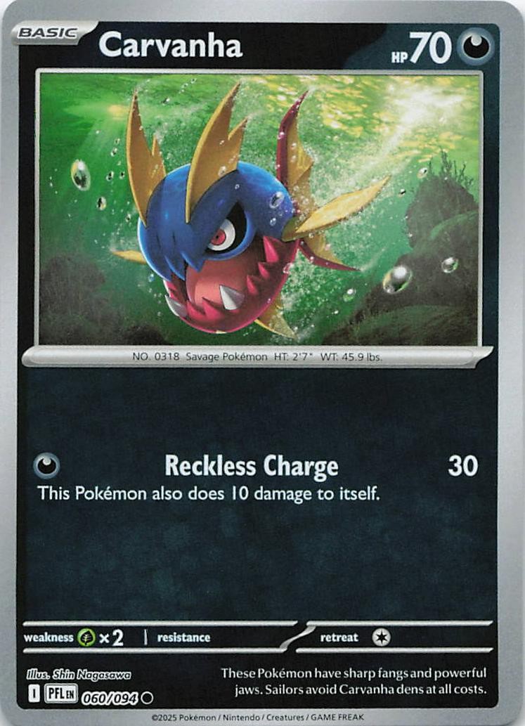 Carvanha Common ME02: Phantasmal Flames 060/094 NM