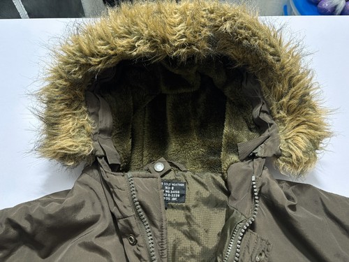 Schott Bros NYC Parka Coat Jacket Extreme Cold Weather N-3B Faux Fur Mens Medium - Picture 9 of 23