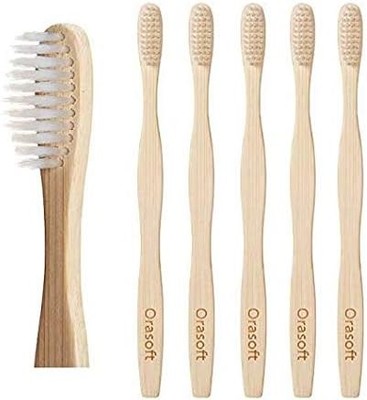 Extra Soft Toothbrush for Sensitive Teeth and Gums 5 Pack | Soft Bristle