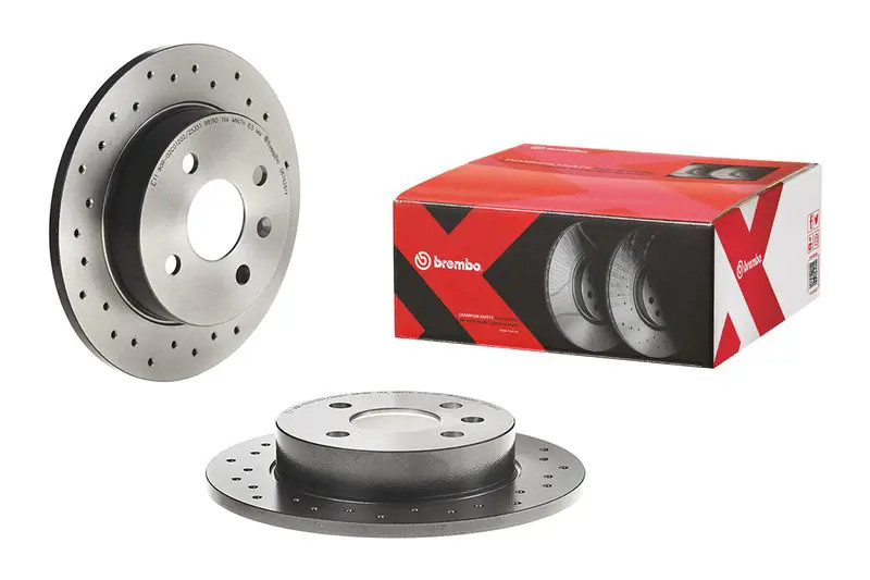 Bremsscheibe voll 08.7626.1X BREMBO für OPEL CHEVROLET - Bild 4