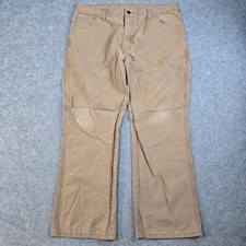 Dickies Carpenter Pants Mens 38x30 Tan Regular Fit Straight Leg Workwear Baggy