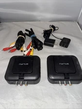 (Set Of 2) Nyrius Wireless Audio/Video Transmitter/Receiver Model NY-GS10RX
