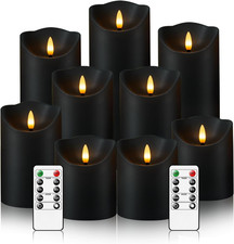 Flameless Candles with Remote, Battery Operated Flickering Flameless Candles
