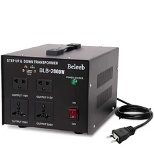 SAILFLO Beleeb ‎BLB-2000W 2000W transformer AC 100V/110V to 220V-240V