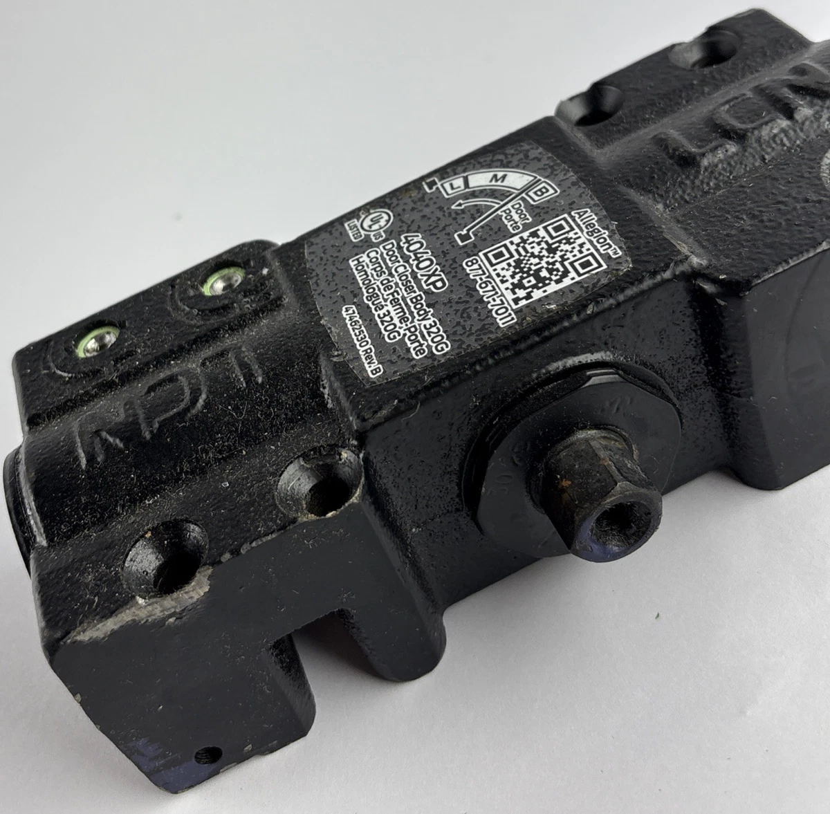 Cuerpo de cierrapuertas Allegion 47462530 4040XP negro 320G foto 2