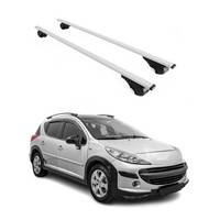 DachträGer GrundtäGer FüR Peugeot 207 Kombi 2007-2012 75Kg Metall Silber 2 Tlg