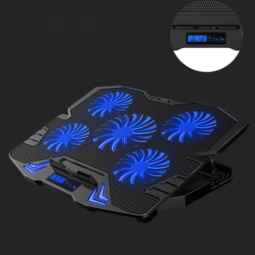 Notebook Cooler with Fans Adjustable Laptop Cooling Pad Silent Cooling Stand - 第 5/12 張圖片