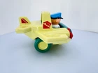 Vintage 1987 Tonka Plane with Driver Click Wheels