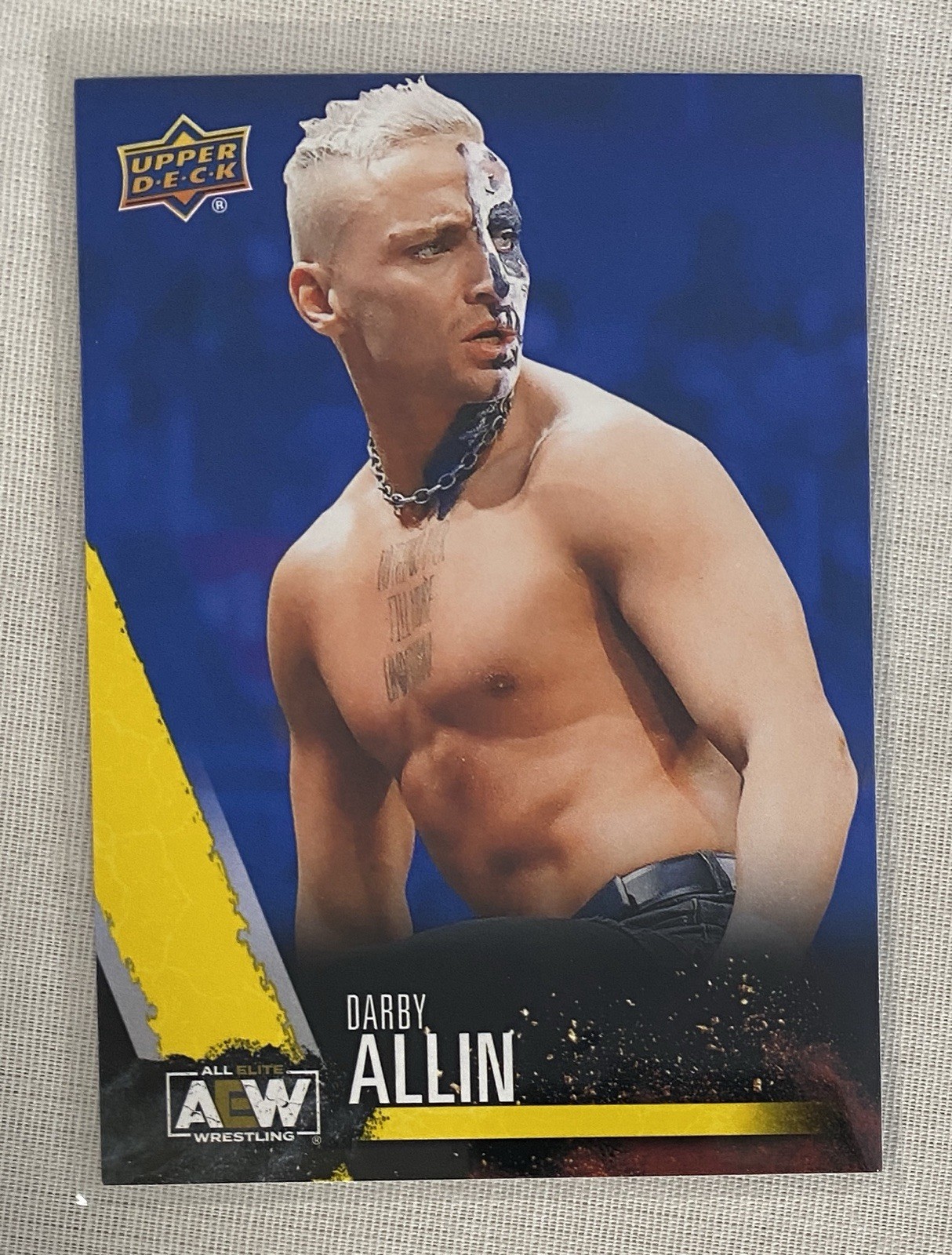 2021 Upper Deck AEW Jazwares Yellow Parallel #33 DARBY ALLIN